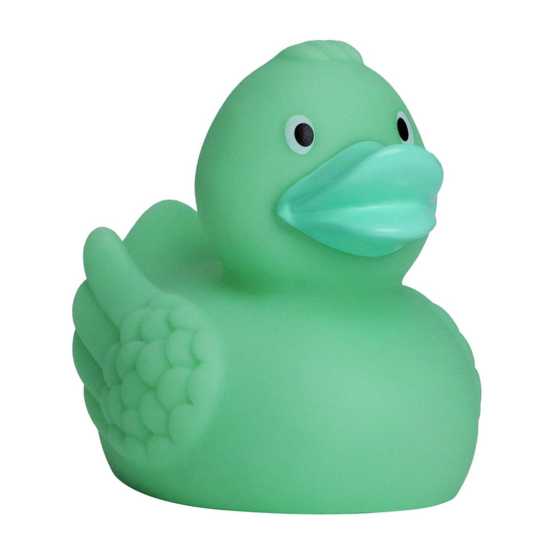 M131004 Pastel green - Rubber duck, wings - mbw