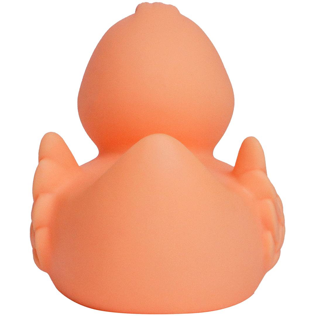 M131004 Pastel orange - Rubber duck, wings - mbw