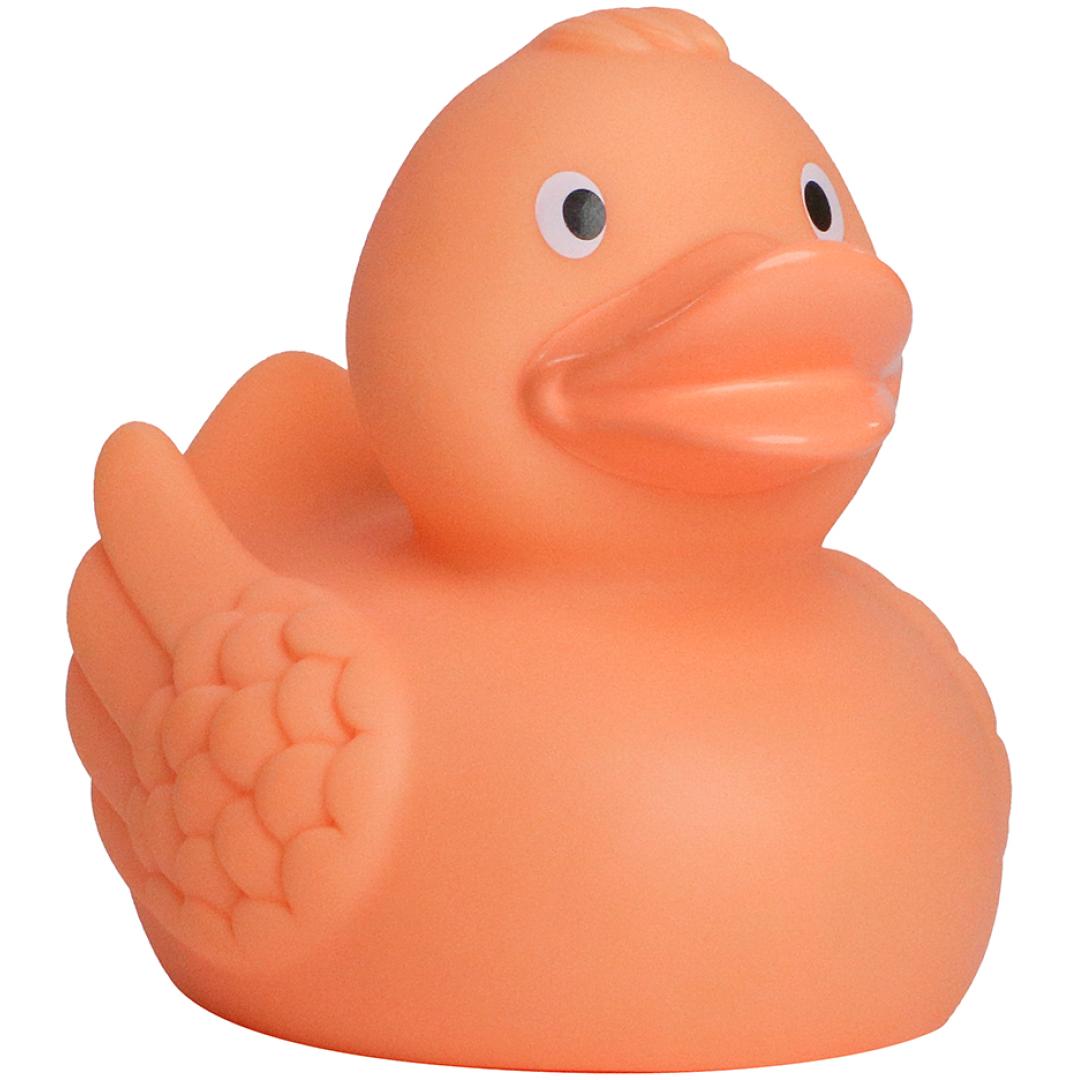 M131004 Pastel orange - Rubber duck, wings - mbw