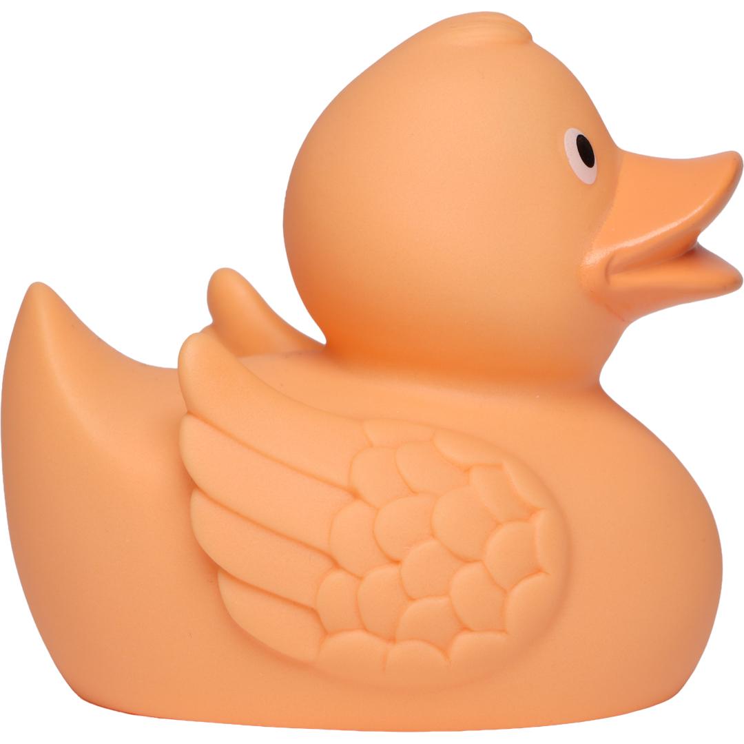 M131004 Pastel orange - Rubber duck, wings - mbw