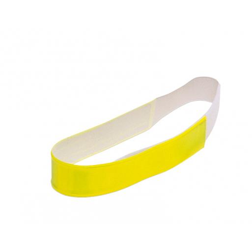 Safety wrap with plastic back lime yellow M110269 - mbw