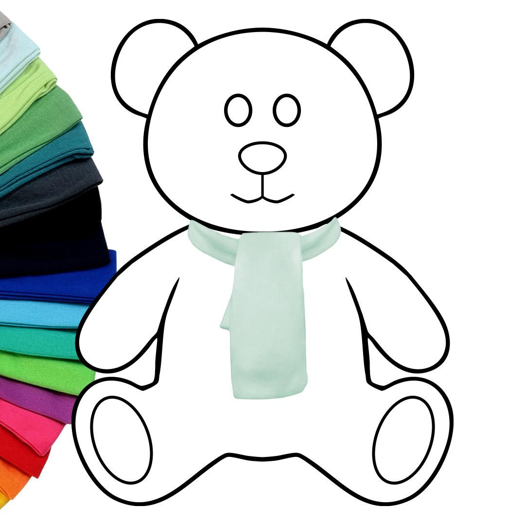 M161000 Pastellblau - Schal - mbw