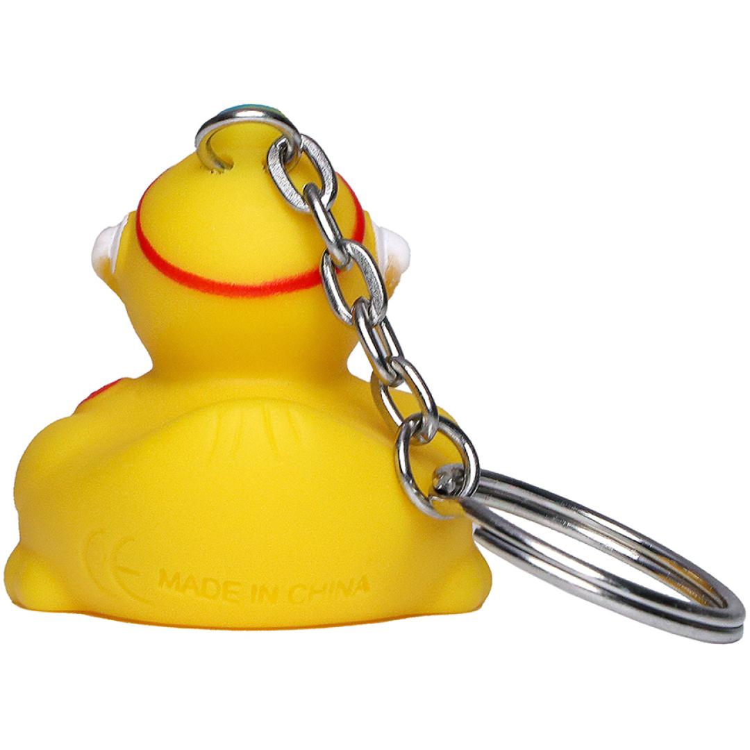 M131027 Gelb - Schlüsselanhänger Ente Doktor - mbw