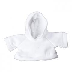 M140300 White - Shirt with a hood - mbw