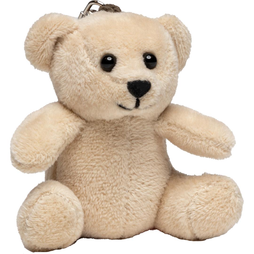M160249 Beige - Softplush bear with keychain - mbw