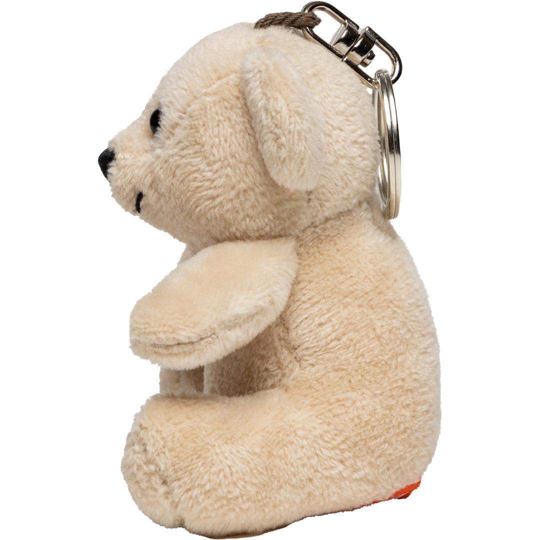 M160249 Beige - Softplush bear with keychain - mbw