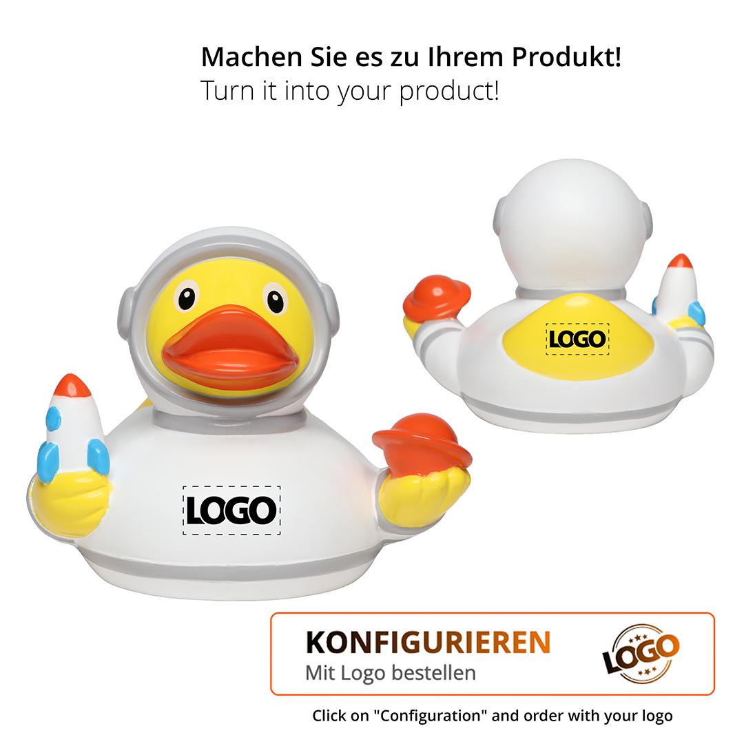 M131053 Multicoloured - Squeaky Duck astronaut - mbw