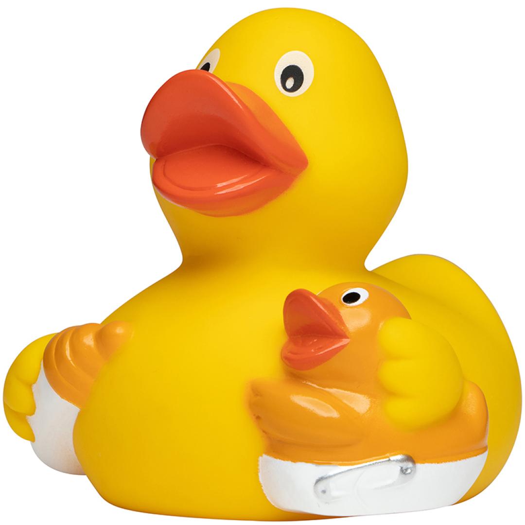 M131140 Multicoloured - Squeaky duck baby bottle - mbw