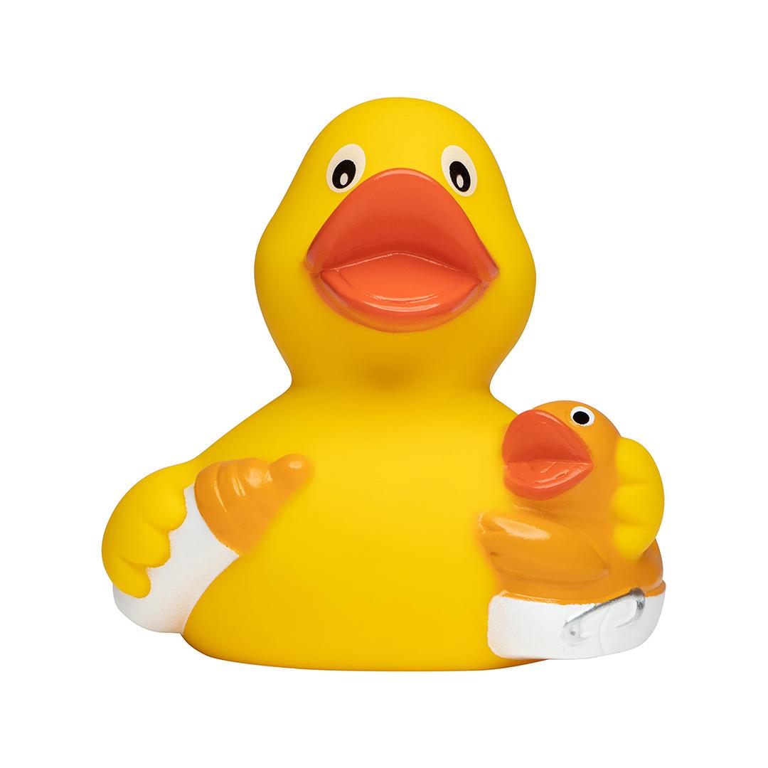 M131140 Multicoloured - Squeaky duck baby bottle - mbw