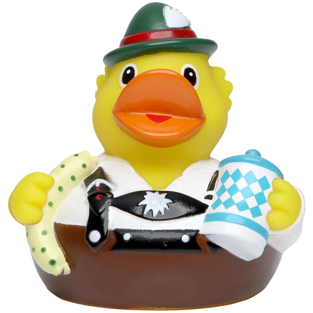 M132065 Multicoloured - Squeaky duck bavarian beer mug - mbw