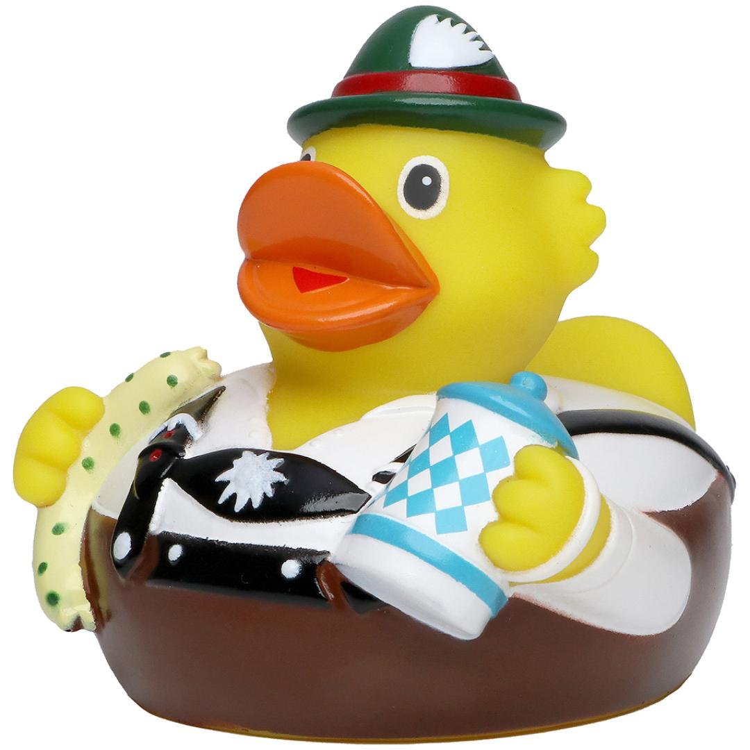 M132065 Multicoloured - Squeaky duck bavarian beer mug - mbw
