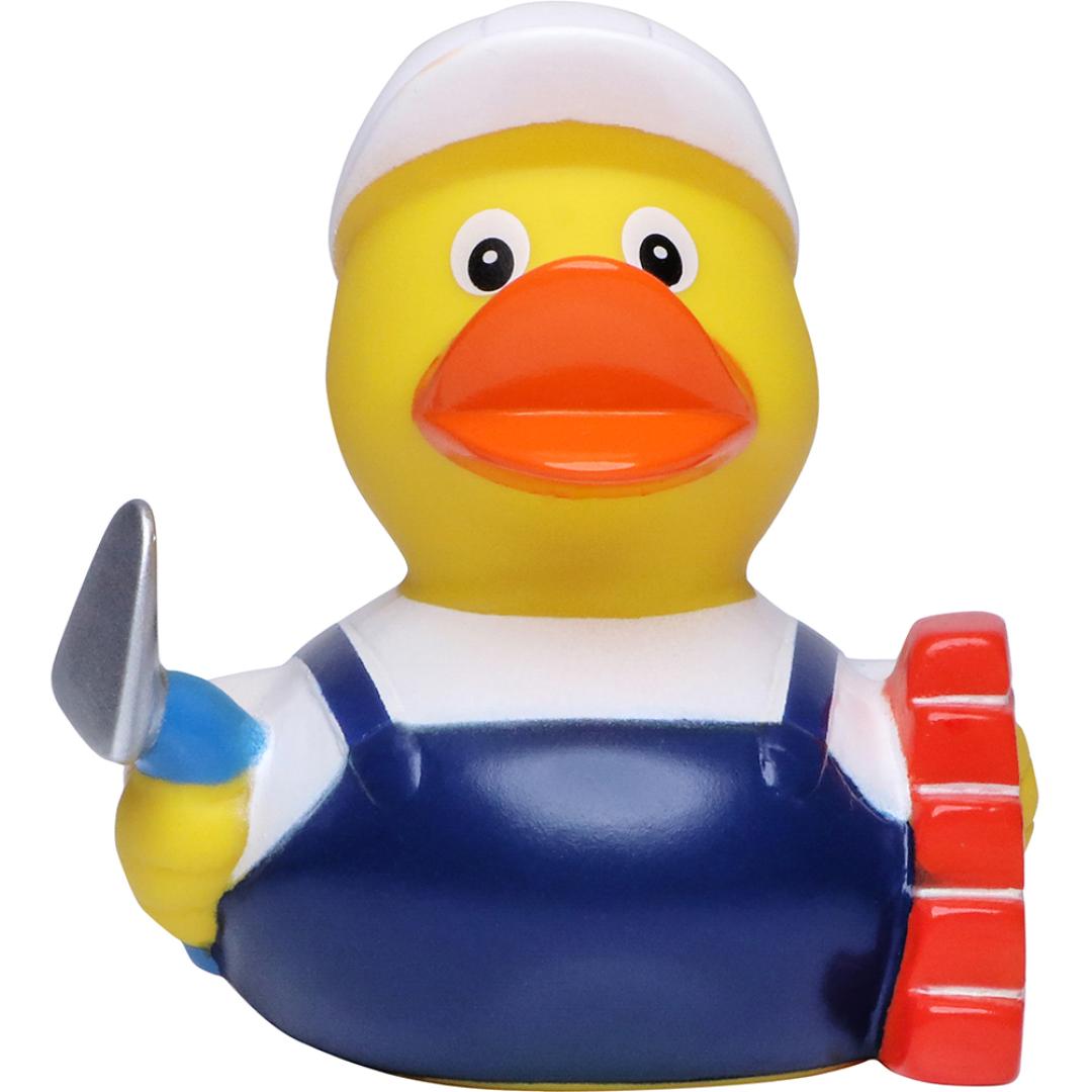 M131255 Multicoloured - Squeaky duck bricklayer - mbw