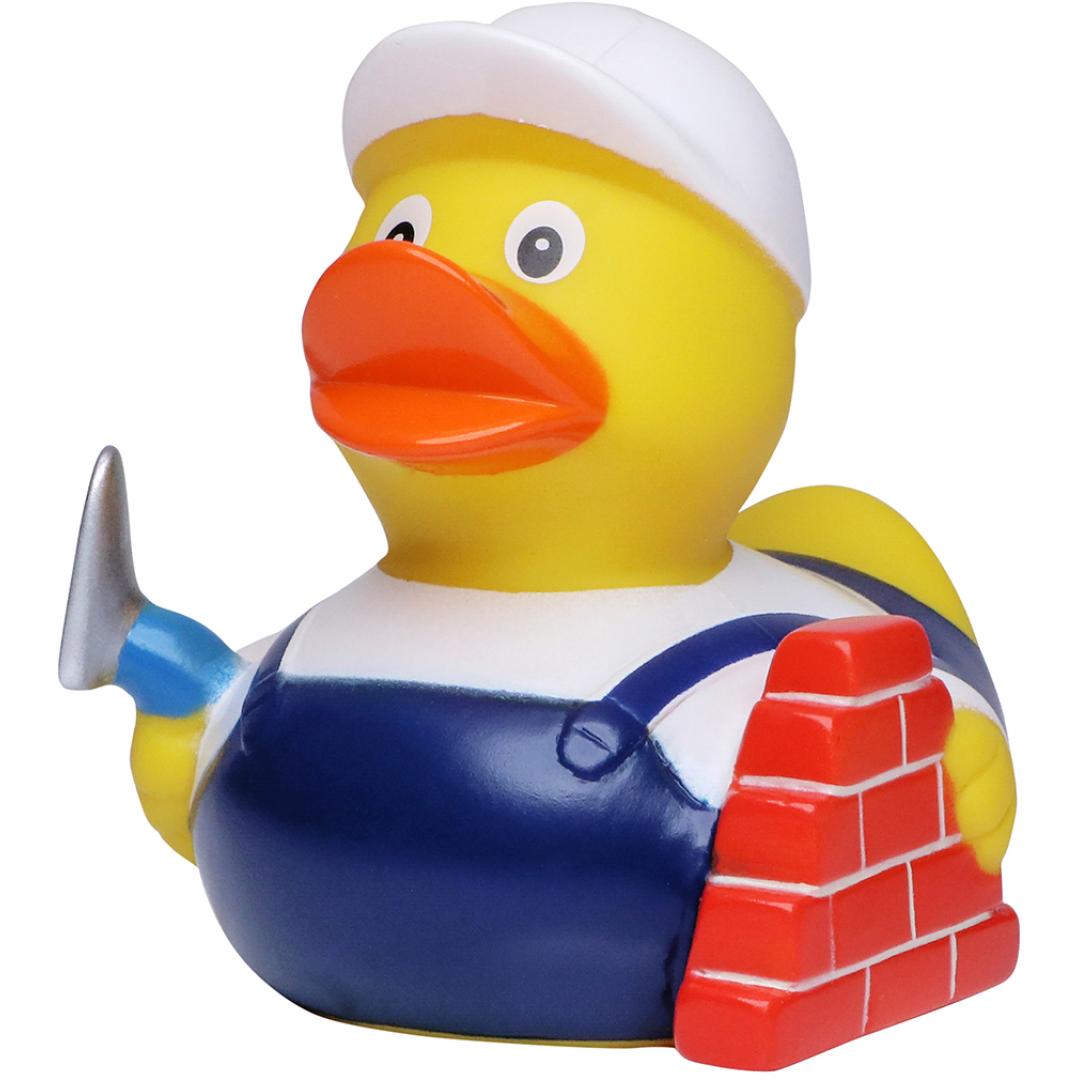M131255 Multicoloured - Squeaky duck bricklayer - mbw