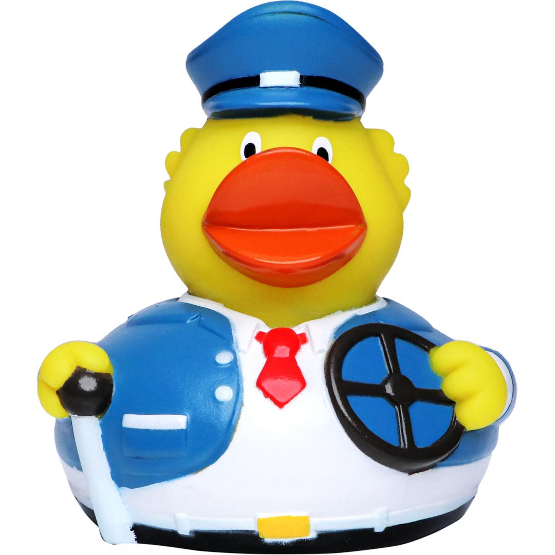M131088 Multicoloured - Squeaky duck bus driver - mbw
