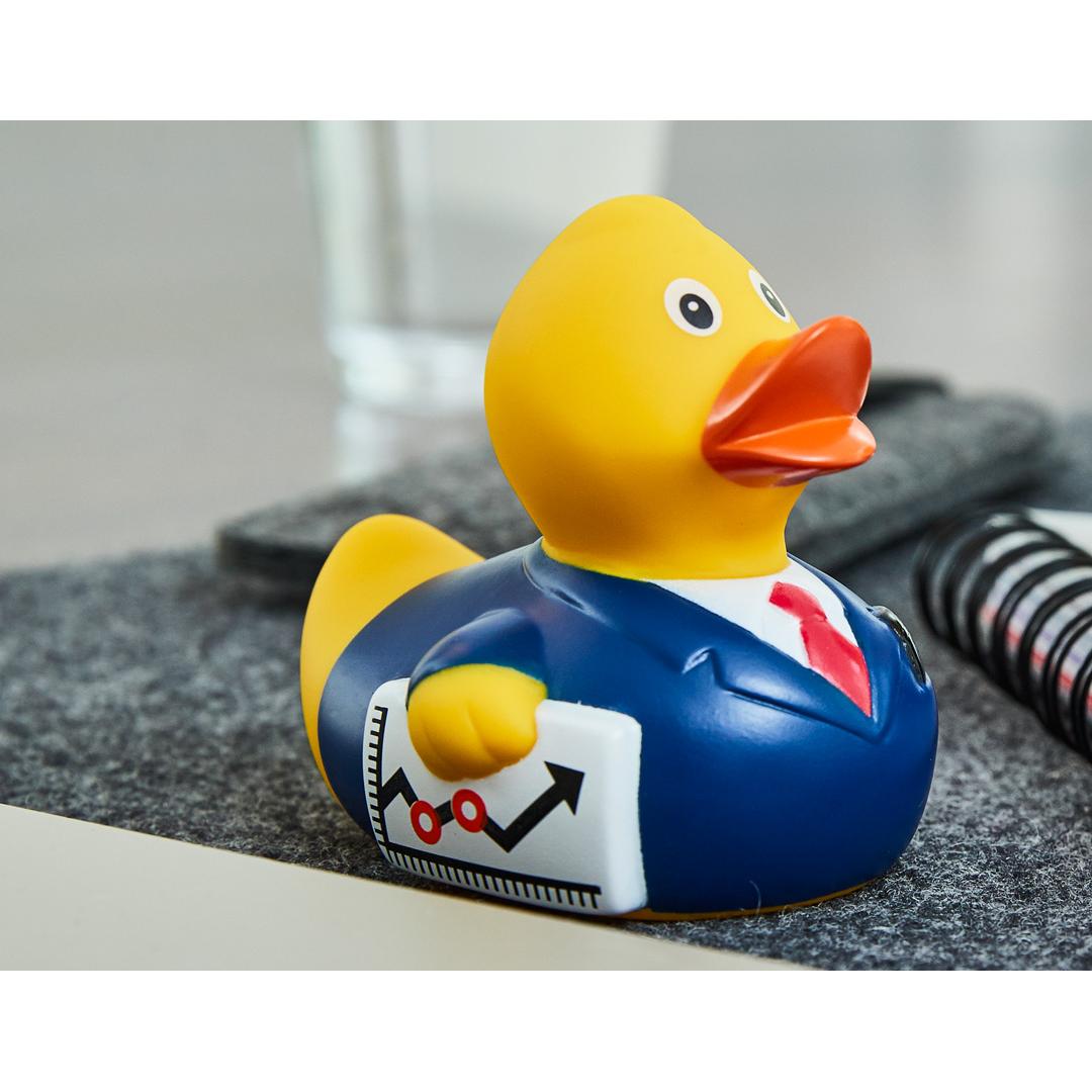 M131261 Multicoloured - Squeaky duck businessman - mbw