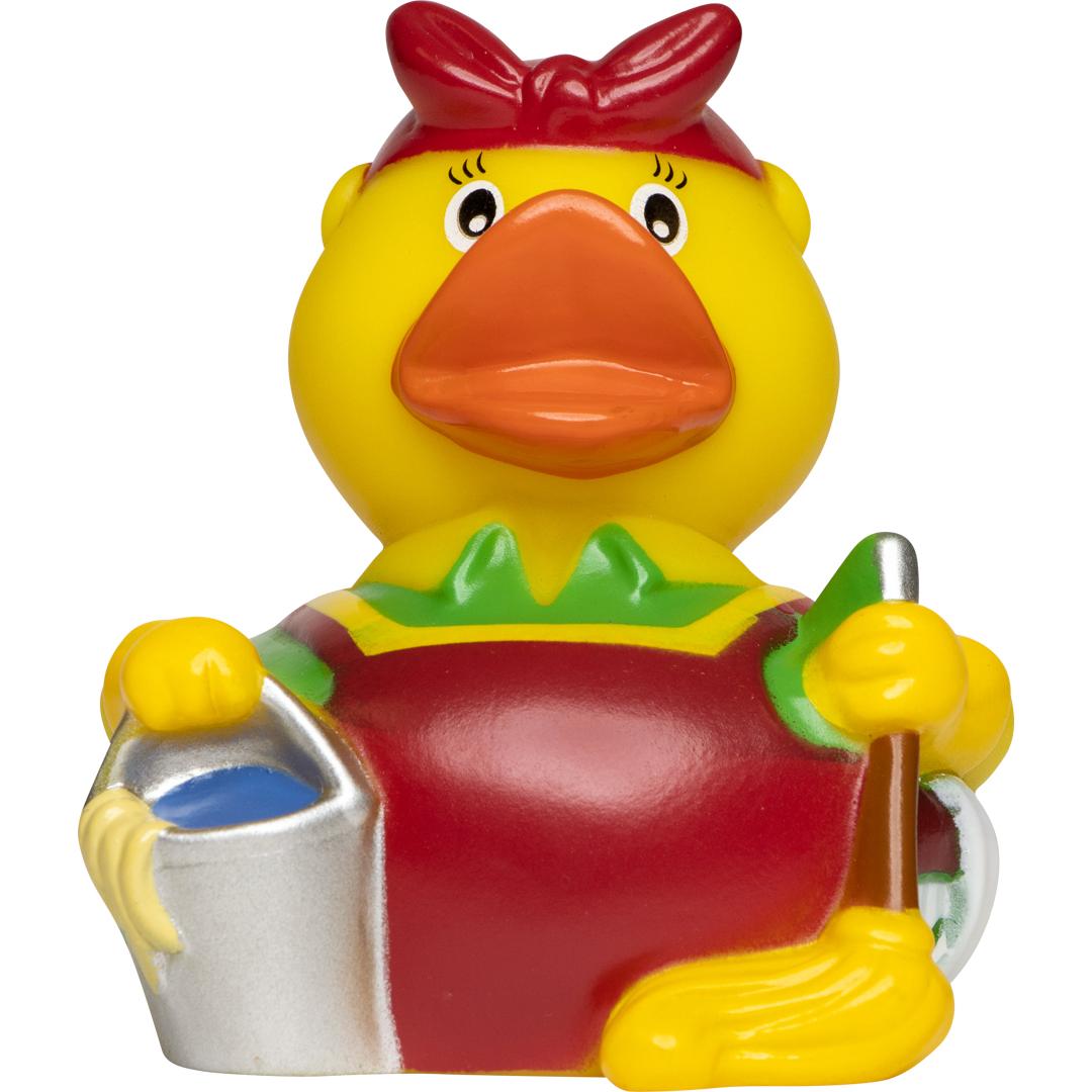 M131206 Multicoloured - Squeaky duck cleaning lady - mbw