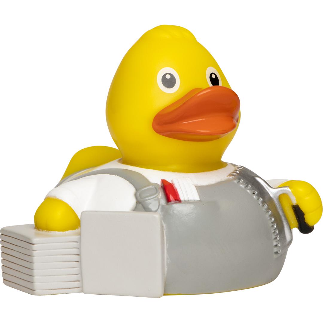 M131286 Multicoloured - Squeaky duck floor tiler - mbw