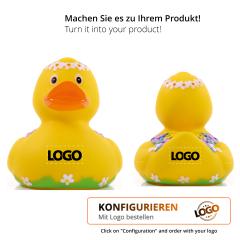 Squeaky duck Flower Design multicoloured M131290 - mbw