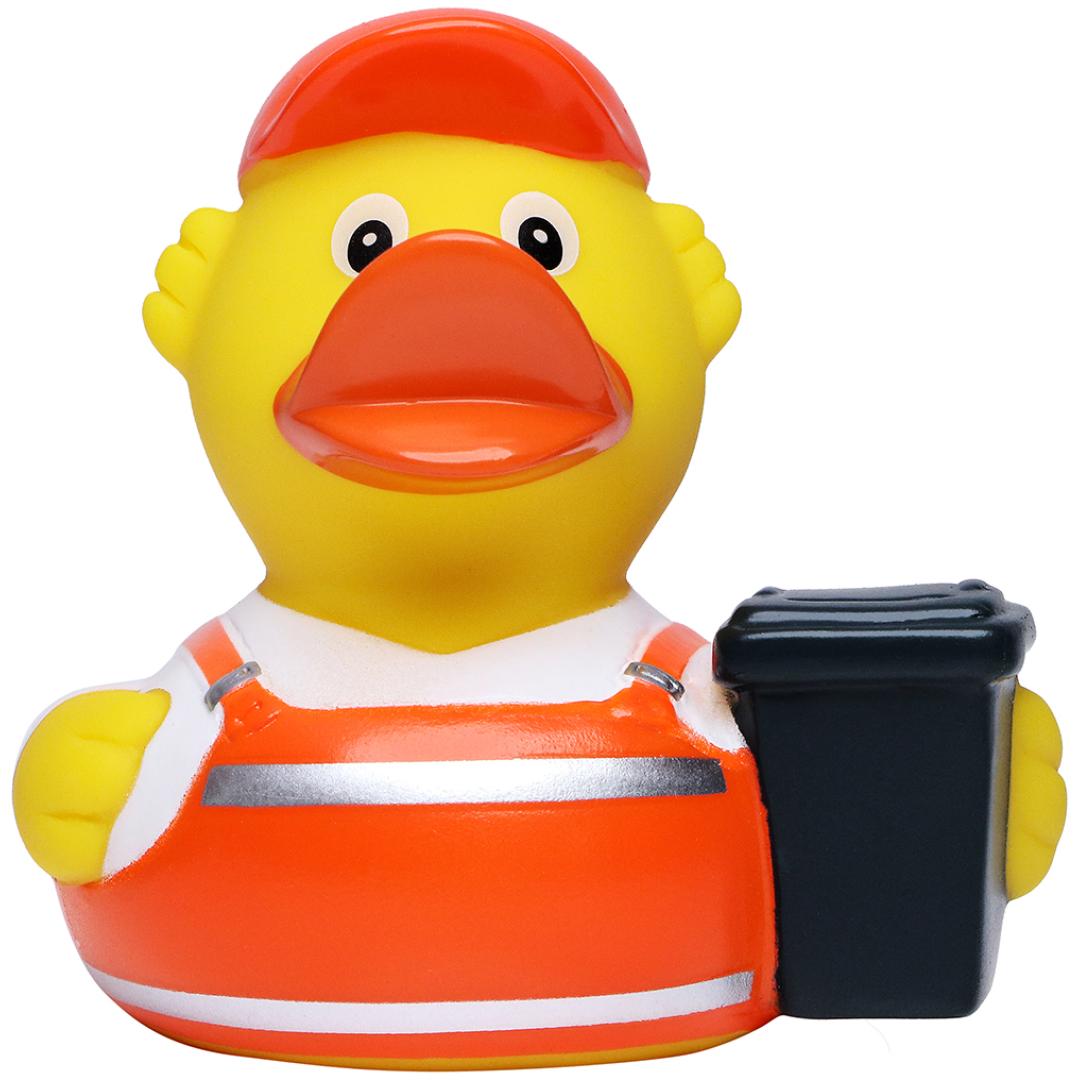 M131260 Multicoloured - Squeaky duck garbage man - mbw
