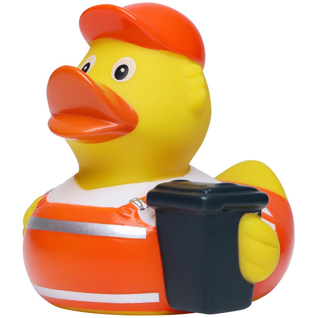 M131260 Multicoloured - Squeaky duck garbage man - mbw