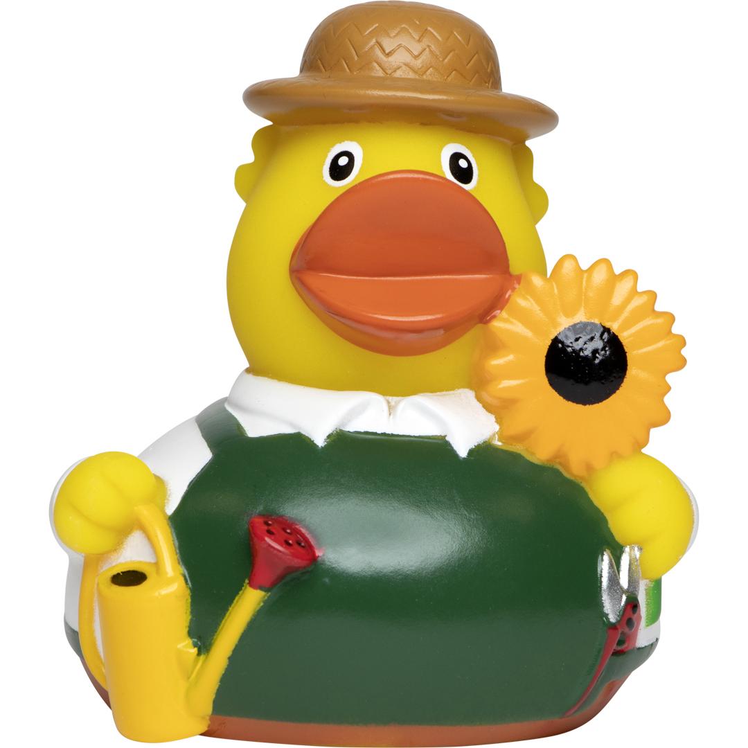 M131119 Multicoloured - Squeaky duck gardener - mbw