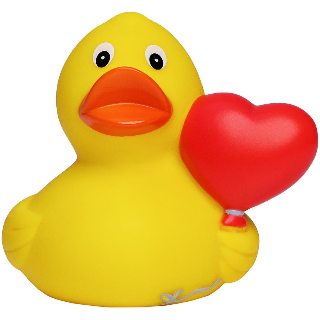 M131174 Multicoloured - Squeaky duck heart balloon - mbw