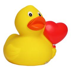 M131174  - Squeaky duck heart balloon - mbw