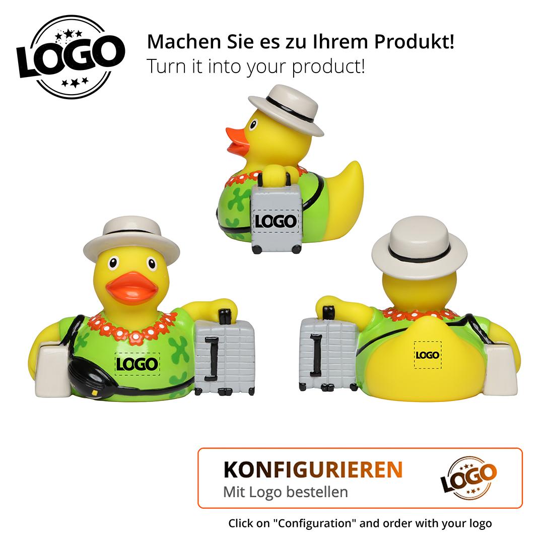 M131054 Green - Squeaky duck holiday - mbw