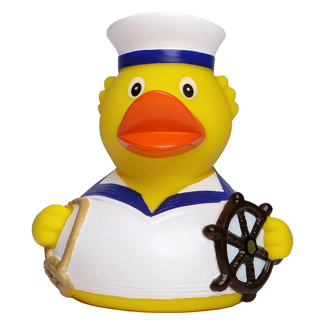 M132064 White - Squeaky duck seaman - mbw