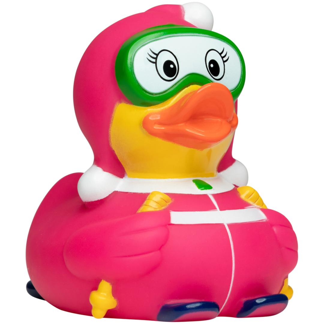 M131091 Multicoloured - Squeaky duck skier - mbw