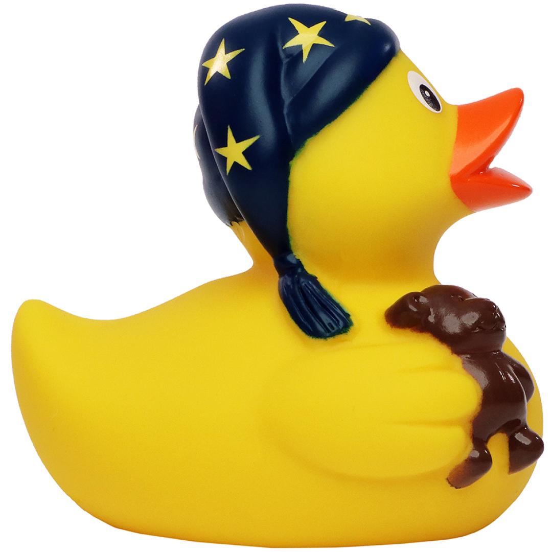 M131132 Multicoloured - Squeaky duck sleepy head - mbw