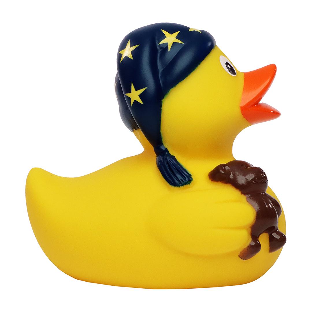 M131132 Multicoloured - Squeaky duck sleepy head - mbw