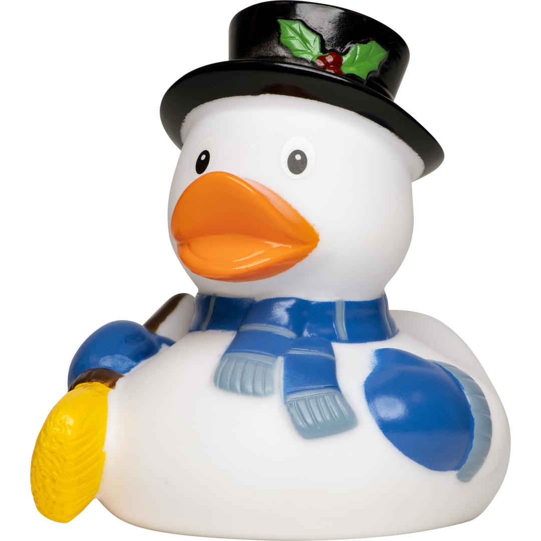 M131161 White - Squeaky duck snowman - mbw