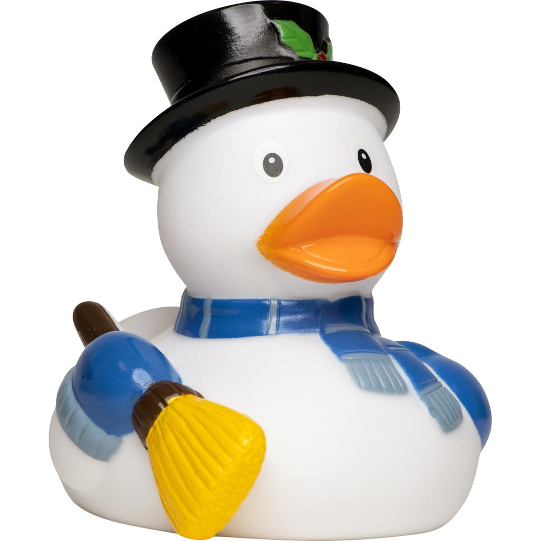 M131161 White - Squeaky duck snowman - mbw