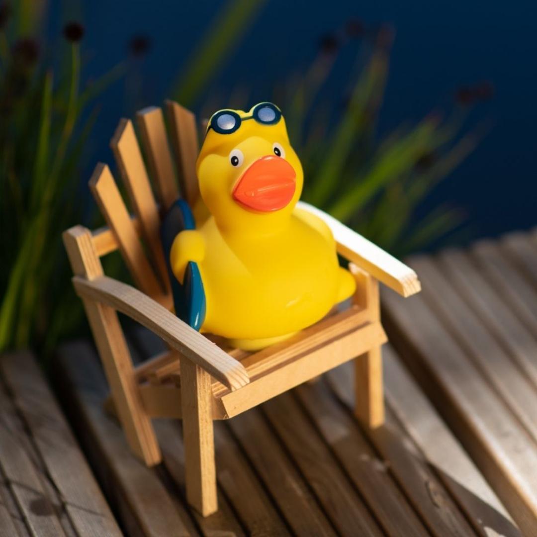 M131205 Multicoloured - Squeaky duck surfer - mbw