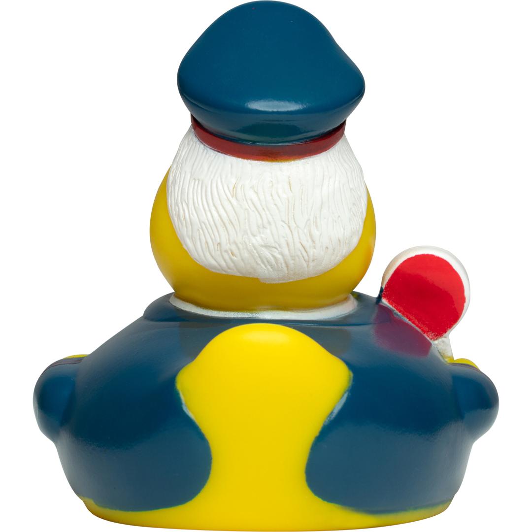 M131287 Multicoloured - Squeaky duck train attendant - mbw