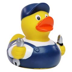 M131157 Multicoloured - Squeaky duck worker - mbw