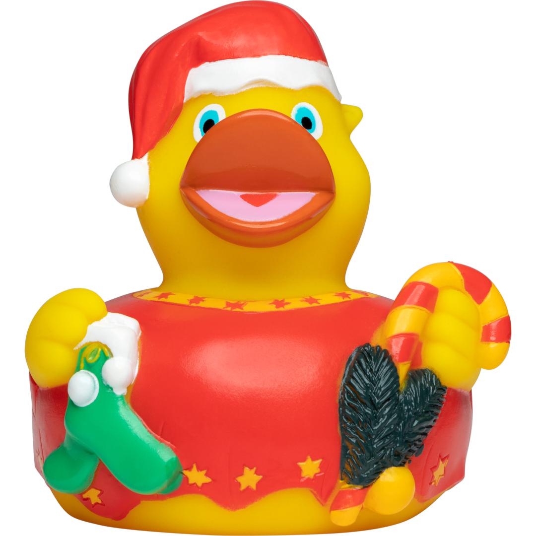 M131109 Multicoloured - Squeaky duck x-mas - mbw