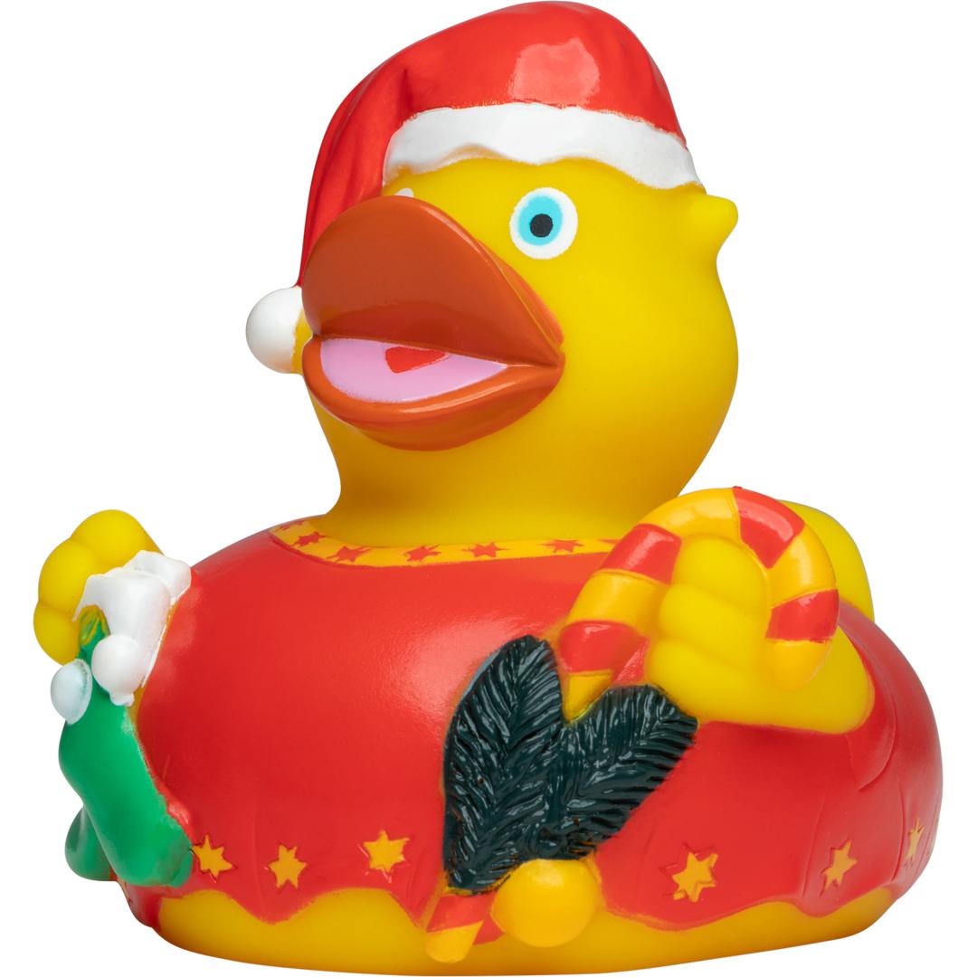 M131109 Multicoloured - Squeaky duck x-mas - mbw