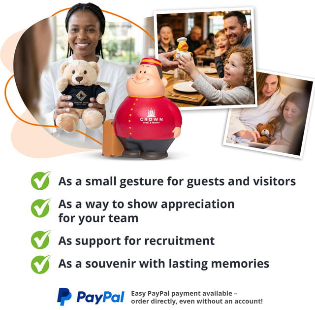 Handover of promotional items