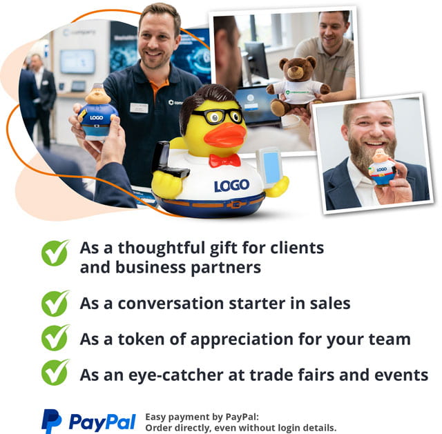 Handover of promotional items