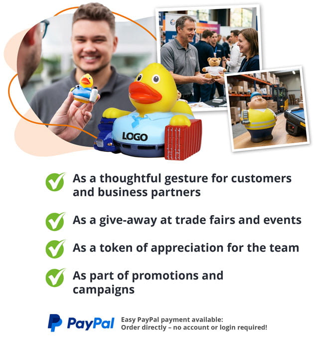 Handover of promotional items