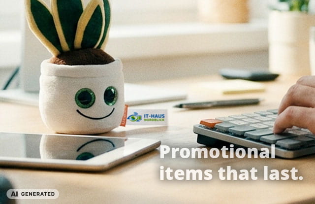 Evergreenies screen cleaner as a promotional item with a logo