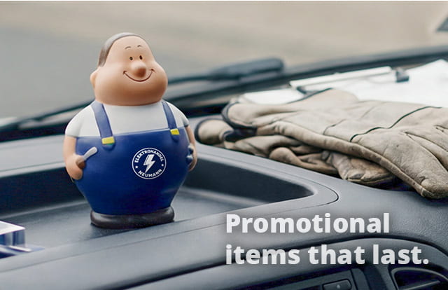 Anti-stress product as a promotional item with a logo