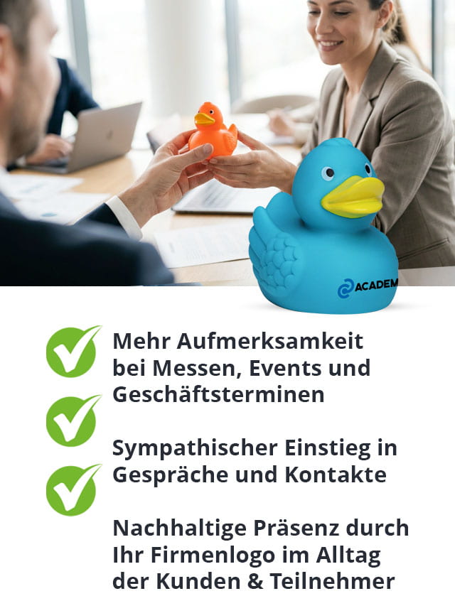 bedruckte Werbegeschenke bei Events 