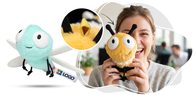 TinyTroubleGang mit Schlaufe und Werbefahne