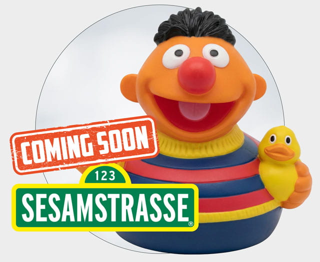Sesamstraße als Quietscheente