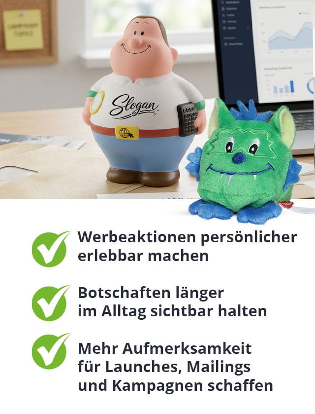 bedruckte Werbegeschenke bei Mailings