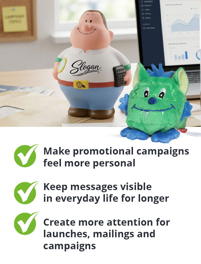 Printed promotional items for mailshots
