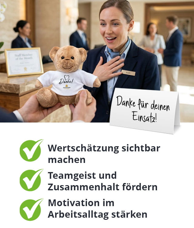 Kleine Aufmerksamkeiten für Mitarbeiter